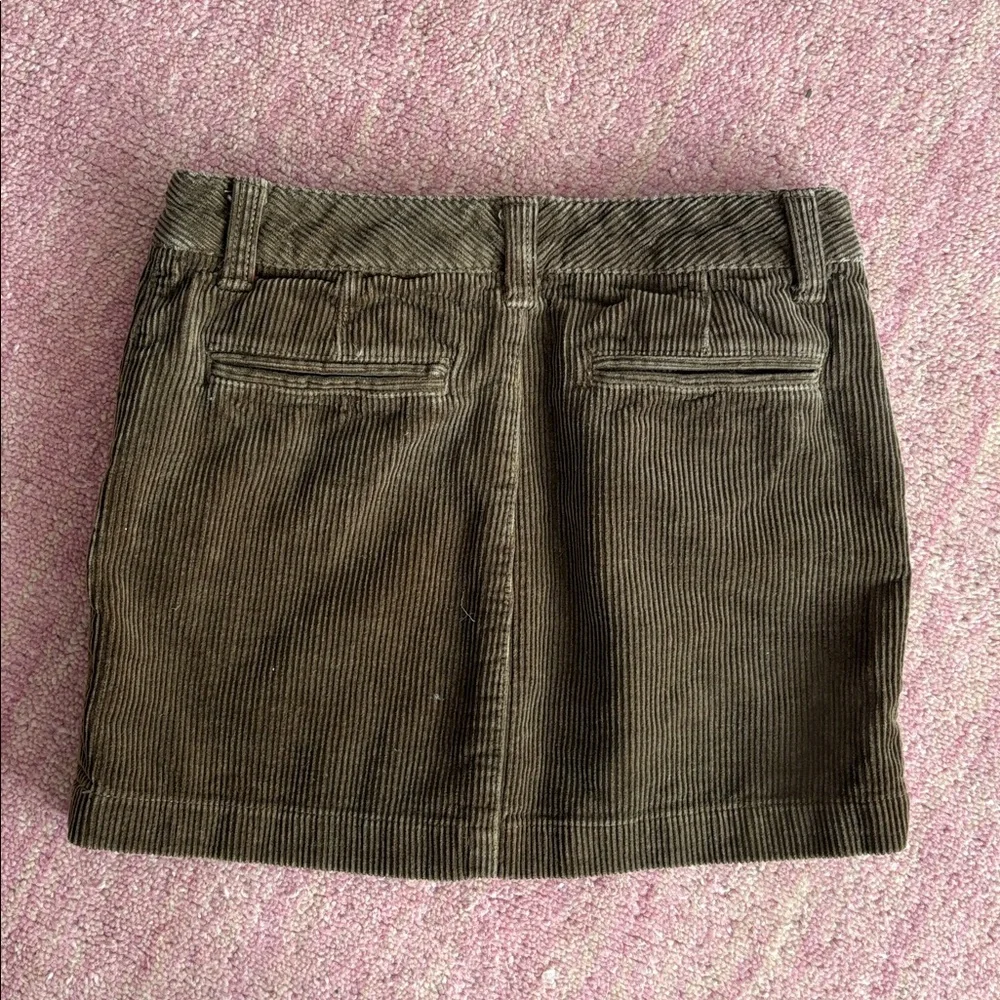 Ralph Lauren Girls Brown Corduroy Mini Skirt